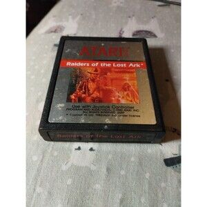 Raiders of the Lost Ark for Atari 2600. Tested & Works. Vintage 1982.